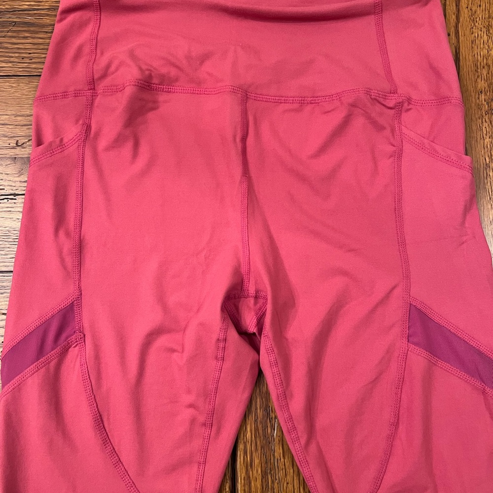 Rae Mode Athleisure Hooded Jacket and Leggings NWT Size Large in Red/Coral - Picture 8 of 14